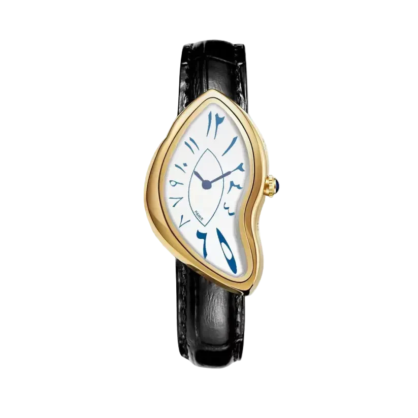 LAYALI Gold – Men’s Gold Steel Arabic Dial Premium Watch
